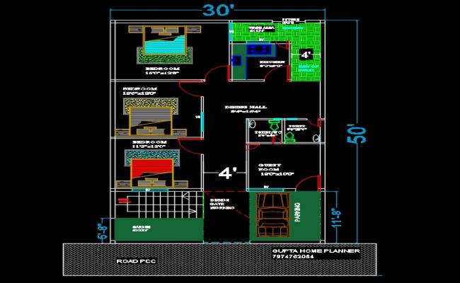home planner,Architecture House layout plan with detailing