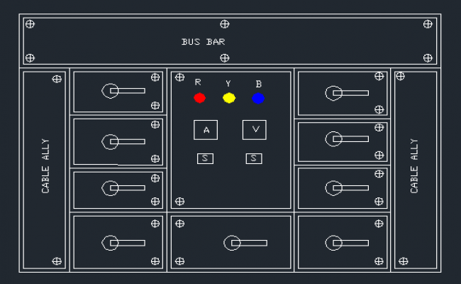 industrial electrical distribution  panel  