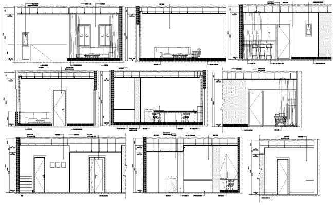 kitchen elevation design with plan proper layout dwg autocad drawing .
