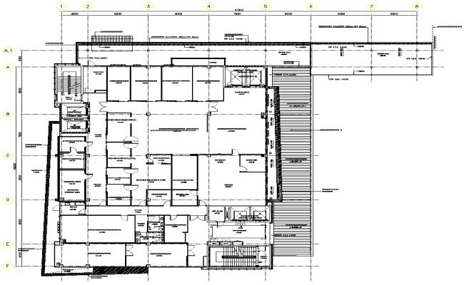 layout plan of shopping Mall Detail DWG AutoCAD file