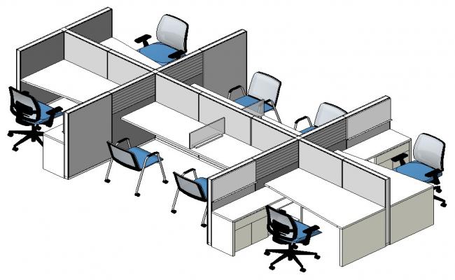 office design model 3d