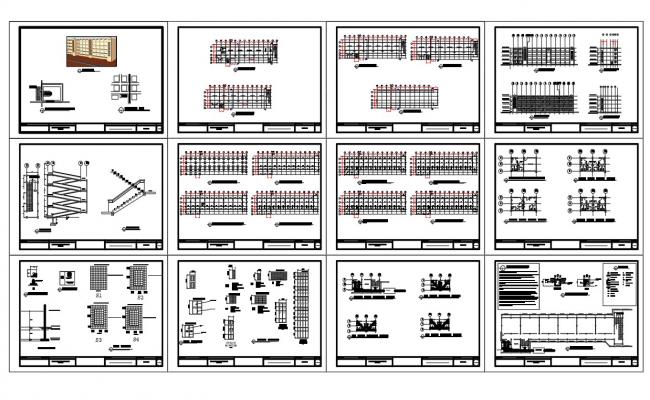 school project layout plan Drawing dwg file