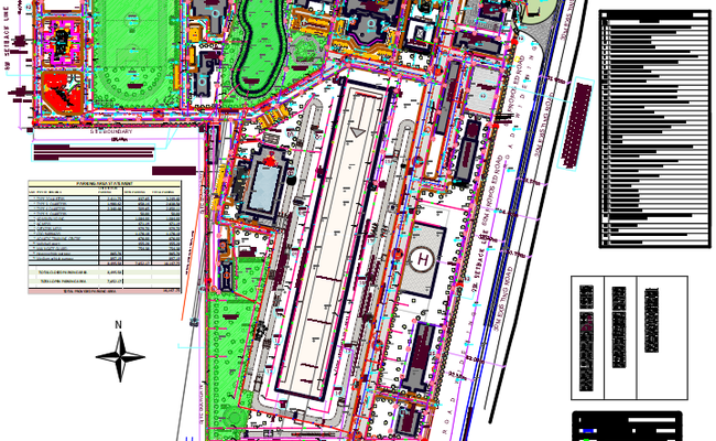 Apartment Project Master Plan-AutoCAD DWG Layout