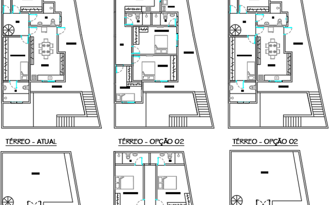 House Floor Plan DWG Files with CAD Design Options