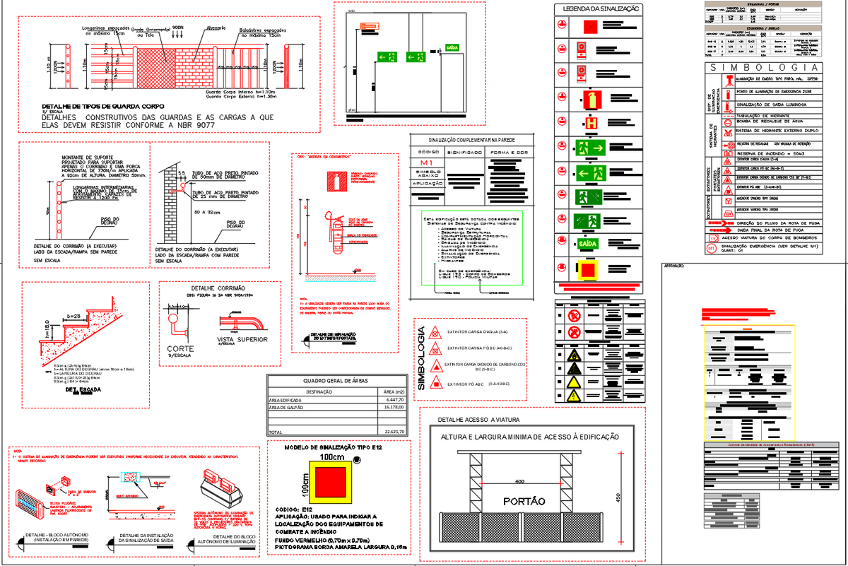 Hospital Fire Safety Symbols and CAD dwg Building Plan Details