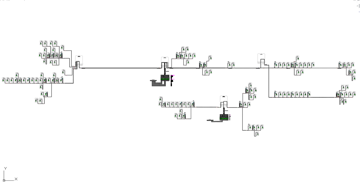 Industrial Electrical AutoCAD Single Line Diagram Power Distribution