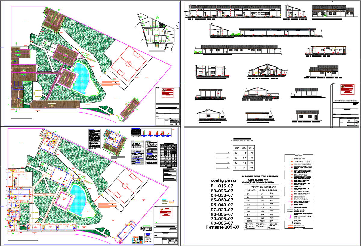 Psychiatric Clinic Layout Plan With Mezzanine and Site Plan DWG