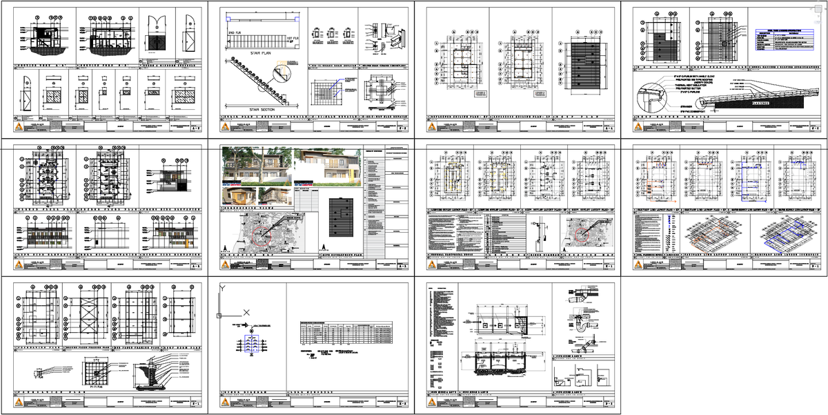 G plus 1 Residential Building Plan With Structural Details 6m x 9m