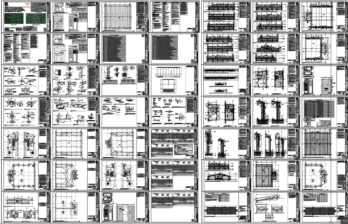 Controlled Humidity Warehouse 5923 Sqm Structural AutoCAD DWG Drawing