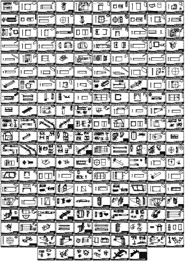 Industrial Crawler Frame Machining Drawing with Full Dimensions
