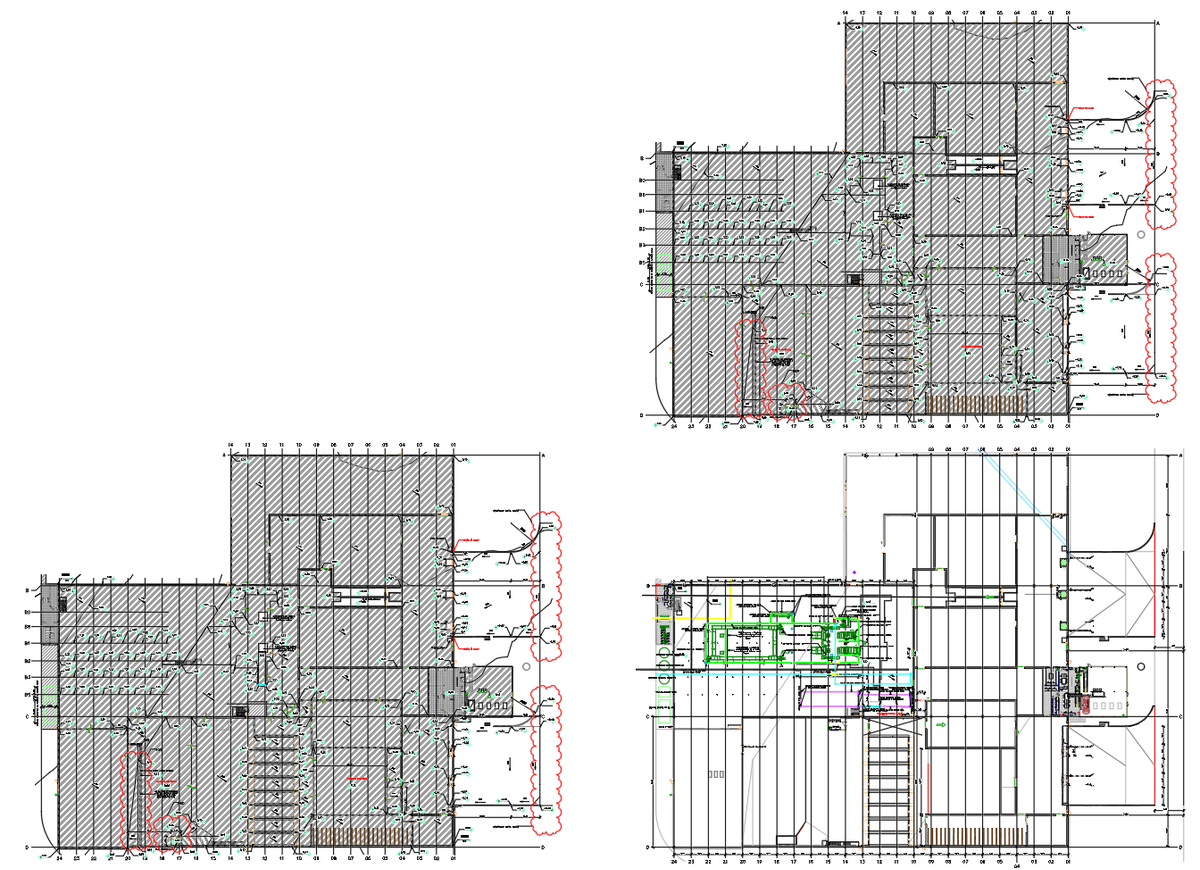 Industrial Plant AutoCAD DWG Layout with 40000 L Storage Tank Plan