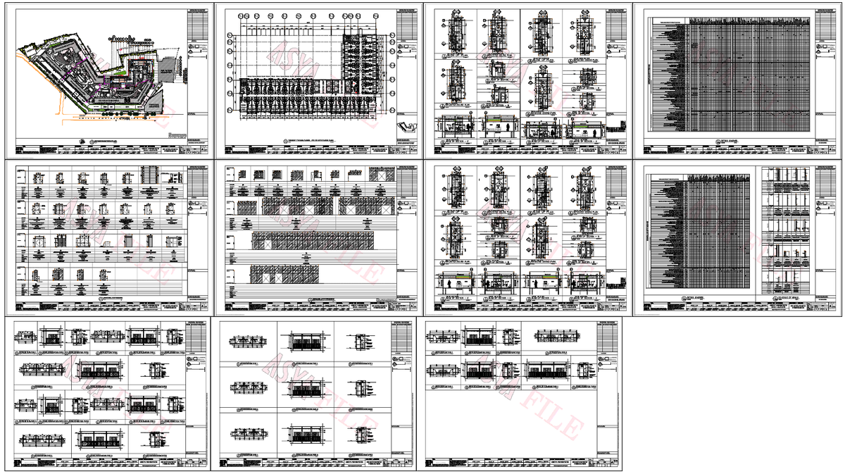 Multi Storey Residential Apartment AutoCAD DWG Drawing Details