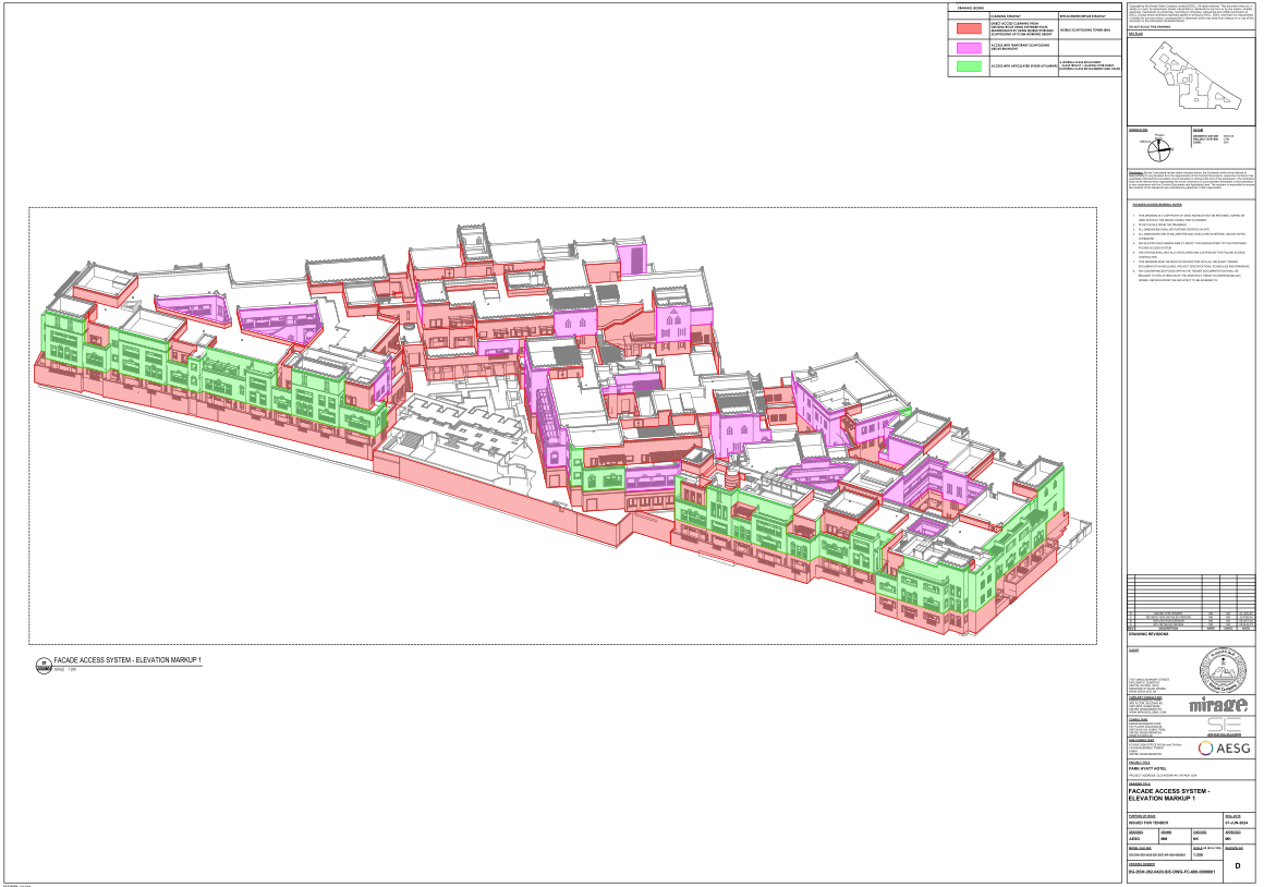 3D View of City AutoCAD Drawing with All Architectural Details