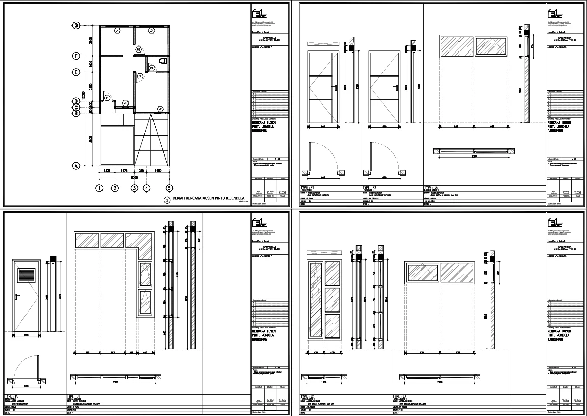 Aluminium Door Window Detail 900 800 Size Glass DWG Plan files