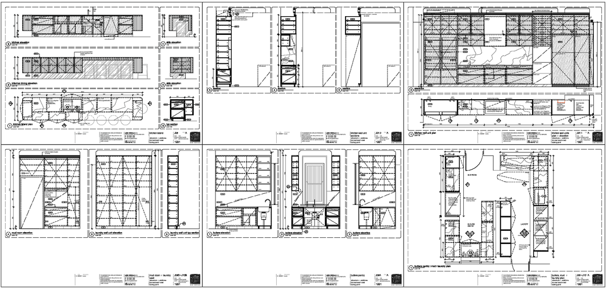 Interior Restaurant Kitchen Layout Elevation Section Detail Plan