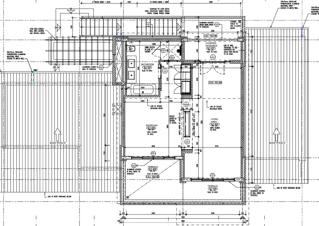 First Floor Plan Resort Victoria Falls Livingstone DWG Layout