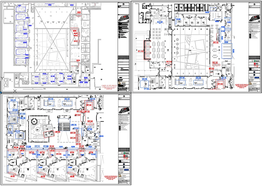 Senior Middle School Boys Joinery Scope Plan DWG Floor Layout