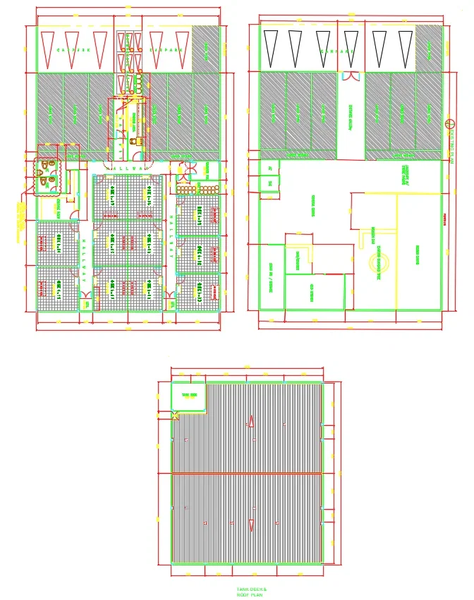 Commercial Building Layout AutoCAD DWG Parking Floor Plan files
