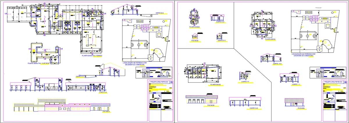 Therapeutic Center Architectural Plan 120942 Sqm AutoCAD DWG Layout