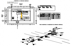  Isometric view of substtstion of general service disign drawig.