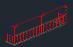 3D Design of Typical Balcony Elevation dwg file