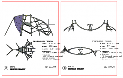 3D drawing of modern furniture for infantile park design drawing