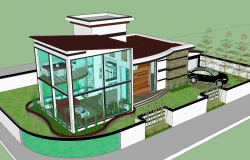 3d Modern House Project