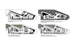 4 Star Hotel architecture design Lay-out