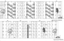 5 floor building elevation dwg.
