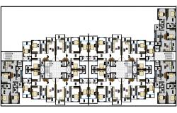 Apartment Layout plan with Furniture Detail
