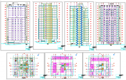 Apartment building Project detail view deg file