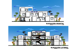 Architecture Hotel Project detail dwg file