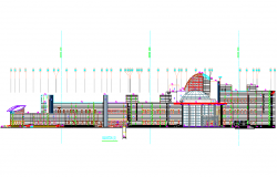 Architecture Plan of Government Museum dwg  file