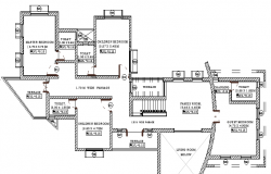 Bungalow Design And Elevation dwg file