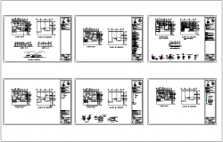 Clinic project view with plan and section view with laboratory dwg file