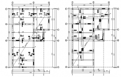 Construction Details of House Plan dwg file