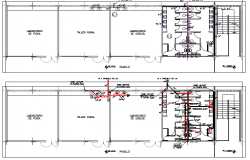 Corporate Building Architecture Layout dwg file.
