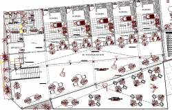 Corporate Office Design and Structure Details dwg file
