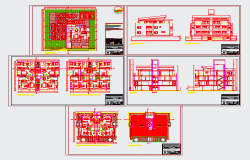Duplex building departments design drawing