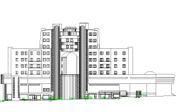 Elevation Design of Hotel Project 
