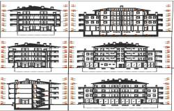 Elevation view of apartment