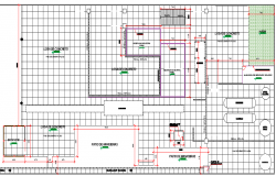 Fish Meal Factory Design and Distribution Elevation dwg file