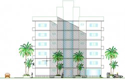Five Star Hotel Design and Structure Details dwg file
