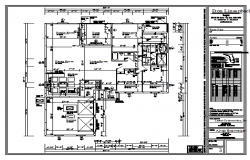 Floor layout of House design drawing
