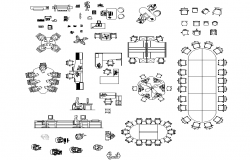 Furniture Blocks dwg file