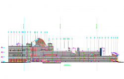Government Building dwg file