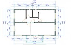 House Layout plan dwg file