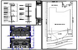House Structure & lay-out With Elevation Detail