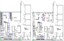 Installation Sanitary  Electronics Structure,  Section Details dwg file 