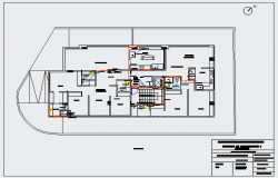 Installation of hydraulic channel design drawing of flat design drawing